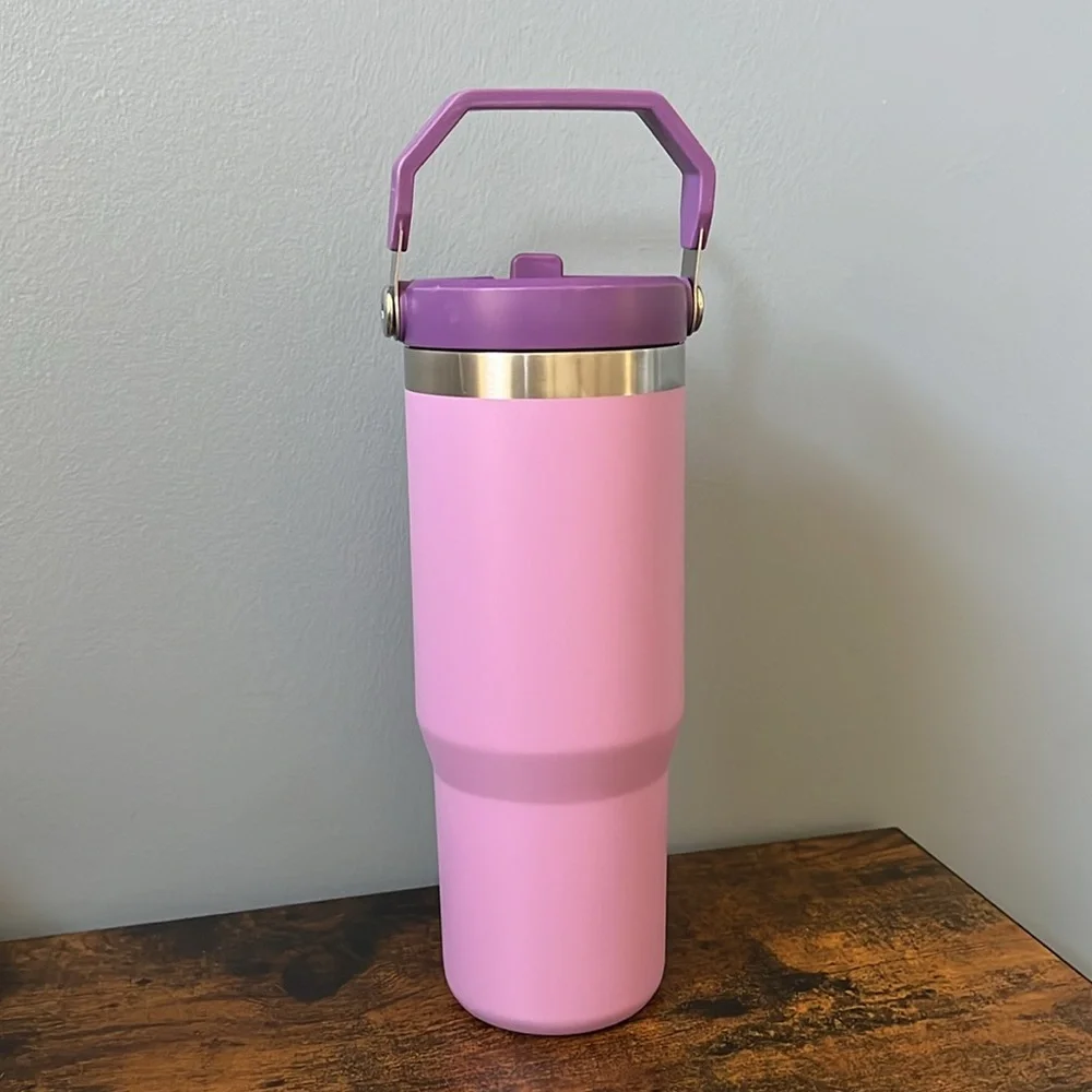 Stanley Ice Flow Flip Straw Tumbler 30oz, Lilac - Picture 3 of 11